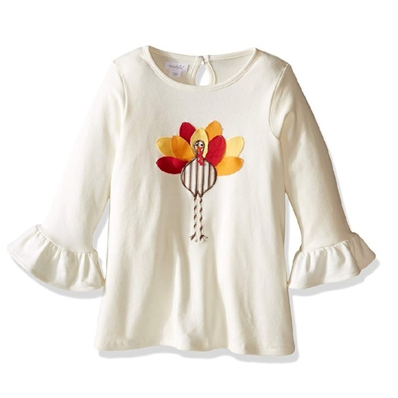 Mud Pie Other - 🦃MudPie THANKSGIVING TUNIC TOP~NWT~12-18m